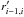 Mathematical equation: \hbox{$r^{\prime}_{i-1,i}$}