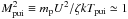 Mathematical equation: \hbox{$M_{\mathrm{pui}}^{2}\equiv m_{\mathrm p}U^{2}/\zeta kT_{\mathrm{pui}}\simeq 1$}