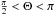 Mathematical equation: \hbox{$ \frac{\pi}{2} < \Theta < \pi$}