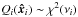 Mathematical equation: \hbox{$Q_i(\vec{\hat{x}}_i)\sim\chi^2(\nu_i)$}