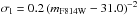 Mathematical equation: \hbox{$\sigma_{\rm l}=0.2\left(m_{\rm F814W}-31.0\right)^{-2}$}