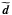 \hbox{$\widetilde{\vec{d}}$}