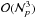 \hbox{${\cal O}({\cal N}_p^3)$}