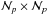\hbox{${{\cal N}_p\times {\cal N}_p}$}