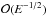 \hbox{$\mathcal{O}(E^{-1/2})$}