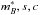 \hbox{$m_B^*,s,c$}