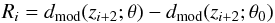 \appendix \setcounter{section}{5} \begin{eqnarray} R_i = d_{\rm mod}(z_{i+2};\theta)-d_{\rm mod}(z_{i+2};\theta_0) \end{eqnarray}