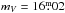 \hbox{$m_{V}=16\fm02$}