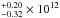 \hbox{$^{+0.20}_{-0.32}\times10^{12}$}