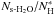 \hbox{$\sub{N}{\ice}/\sub{N}{H}^*$}