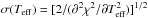 \hbox{$\sigma(\teff)=[2/(\partial^2\chi^2/\partial\teff^2)]^{1/2}$}