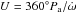\hbox{$ U = 360^\circ P_{\rm a}/\dot{\omega} $}