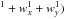 \hbox{$^{1}+w_{x}^{1}+w_{y}^{1})$}