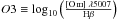 \hbox{$O3\equiv\log_{10}\left(\frac{\textrm{\OIIId}}{\textrm{\Hbd}}\right)$}