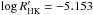 \hbox{$\log R'_{\rm HK} =-5.153$}