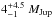 \hbox{$4^{+4.5}_{-1}~M_{\rm{Jup}}$}