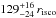 \hbox{$129^{+16}_{-24}\,r_{\rm isco}$}