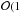 \hbox{$\mathcal{O}(1$}