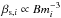 \hbox{$\beta_{{\rm s},i} \propto Bm_i^{-3}$}