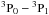 \hbox{$\rm ^3P_0-{^3P}_1$}