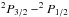 \hbox{$^{2}P_{3/2} - ^{2}P_{1/2}$}
