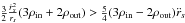 \hbox{$\frac{3}{2}\frac{{\dot r_s^2}}{{{r_s}}}( {3{\rho _{{\rm{in}}}} + 2{\rho _{{\rm{out}}}}} ) > \frac{5}{4}( {3{\rho _{{\rm{in}}}} - 2{\rho _{{\rm{out}}}}} ){\ddot r_s}$}