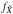 \hbox{$f_{\tilde{X}}$}