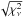 \hbox{$\sqrt{\chi_\nu^2}$}