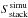 \hbox{$S^{\rm simu}_{\rm stack}$}