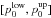 \hbox{$[p_0^{\rm low},p_0^{\rm up}]$}