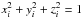 \hbox{$x_i^2 + y_i^2 +z_i^2 = 1$}