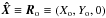 \hbox{$\boldsymbol{\hat{X}}\equiv \boldsymbol{R}_{\rm o}\equiv(X_{\rm o},Y_{\rm o}, 0)$}