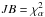\hbox{$JB=\chi^2_{\alpha}$}