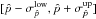 \hbox{$[\hat{p}-\sigma^{\rm low}_{\hat{p}} , \hat{p}+\sigma^{\rm up}_{\hat{p}}]$}