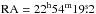\hbox{$\text{RA}=22^{\text{h}} 54^{\text{m}} 19\fs2$}