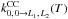 \hbox{$k^{\rm CC}_{0,\,0 \to L_1,\,L_2}(T)$}