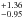 \hbox{$_{-0.95}^{+1.36}$}