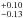\hbox{$^{+0.10}_{-0.13}$}