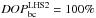 \hbox{$DOP^{\rm LHS2}_{\rm bc}=100\%$}