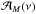 \hbox{${\cal A}_M(\nu)$}