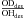 Mathematical equation: \hbox{$\frac{ {\rm OD}_\mathrm{des}}{ {\rm OH}_\mathrm{des}}$}