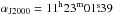 Mathematical equation: \hbox{$\alpha_{\rm J2000}=\rm 11^{h}23^{m}01\fs39$}