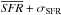Mathematical equation: \hbox{$\mean{{\it SFR}}+\sigma_{\rm SFR}$}