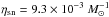 Mathematical equation: \hbox{$\eta_{\rm sn}=9.3\times 10^{-3}~\Msun^{-1}$}