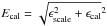 Mathematical equation: \hbox{$E_{\rm cal}=\sqrt{\epsilon_{\rm scale}^2 +\epsilon_{\rm cal}}^2$}
