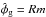 Mathematical equation: \hbox{$\hat{\phi}_\mathrm{g} = Rm$}