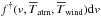 Mathematical equation: \hbox{$f^{\dagger}(v,\overline{T}_{\rm atm},\overline{T}_{\rm wind}){\rm d}v$}