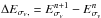 Mathematical equation: \hbox{$\Delta E_{\sigma_v,} = E_{\sigma_v}^{n+1} - E_{\sigma_v}^{n}$}