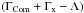 Mathematical equation: \hbox{$\left(\Gamma_\mathrm{Com}+\Gamma_\mathrm{x}-\Lambda\right)$}