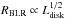 \hbox{$R_{\rm BLR}\propto L_{\rm disk}^{1/2}$}
